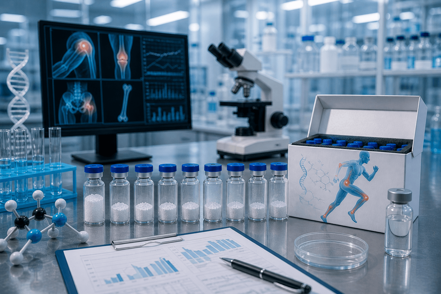 Tissue Repair, Healing and Musculoskeletal Research Peptides